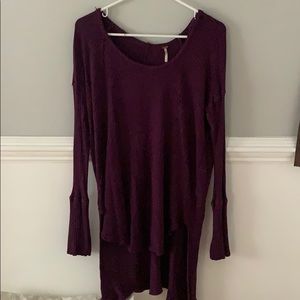 free people high/low sweater size S